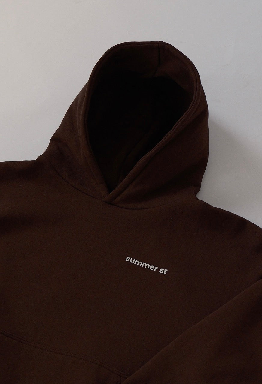 Boxy Unisex Oversized Hoodie - Mocha