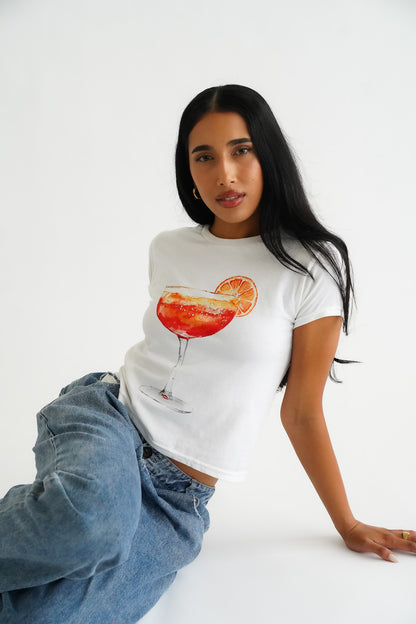 Aperol Baby Tee