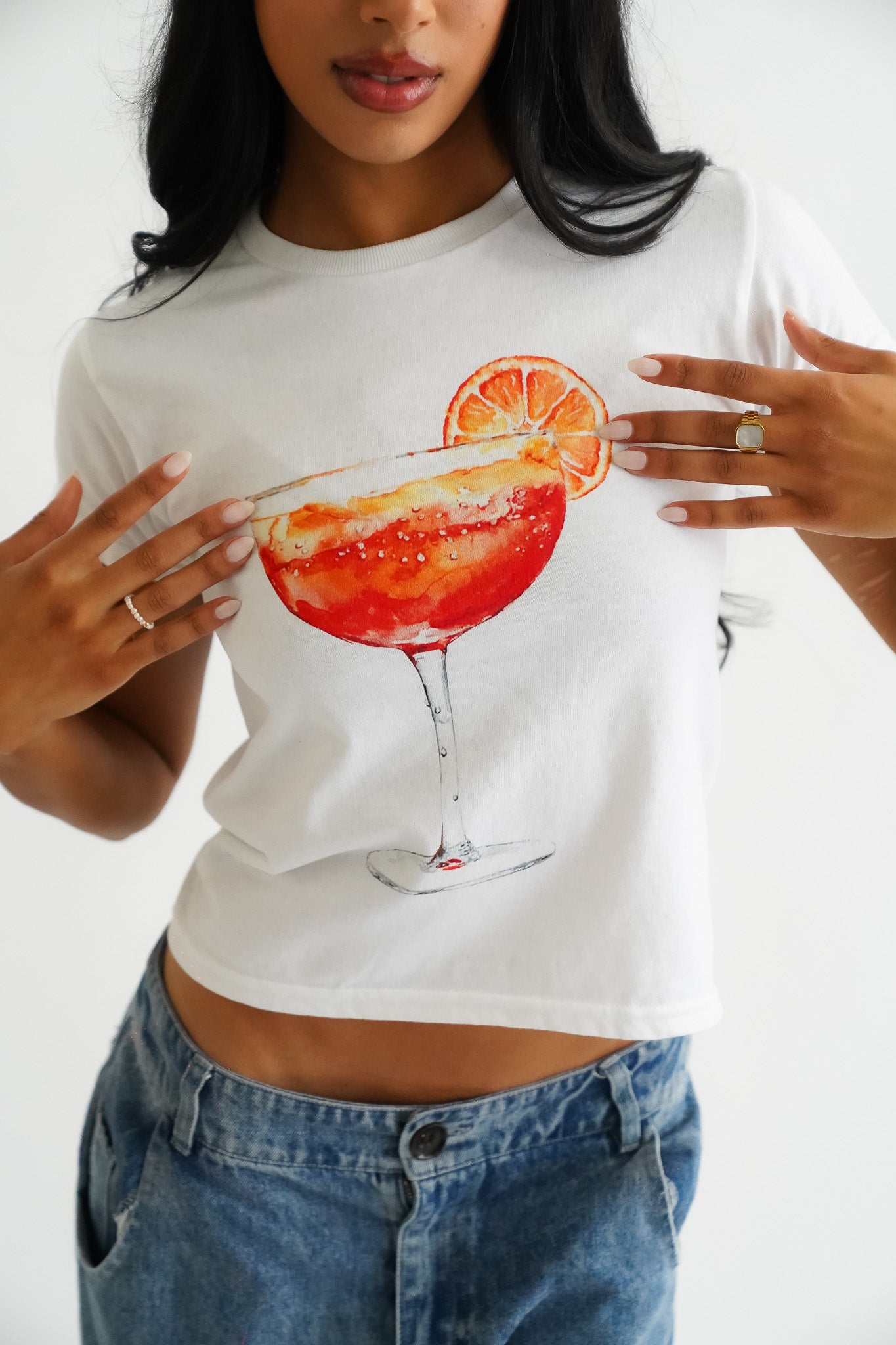 Aperol Baby Tee