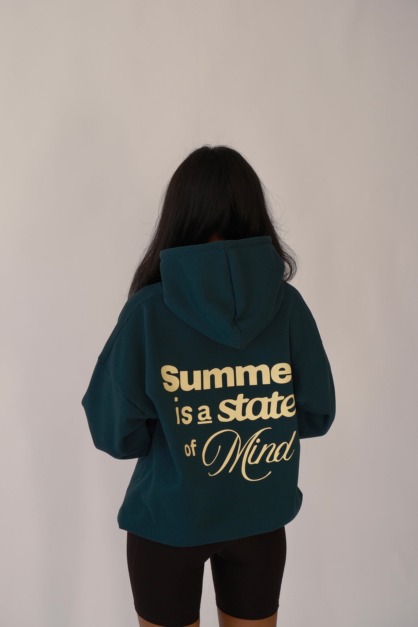 Boxy Unisex Oversized Hoodie - Forest Green