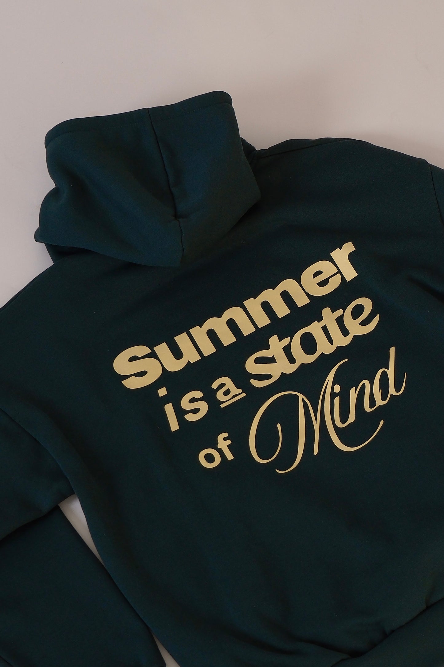 Boxy Unisex Oversized Hoodie - Forest Green